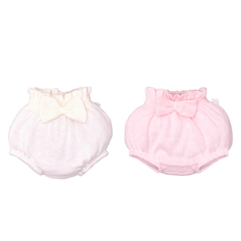 Kit Tapa Fralda 2 Peças Bebê Menina Plush Rosa Telma Laço