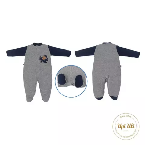 Macacão de Bebê Cinza Juan