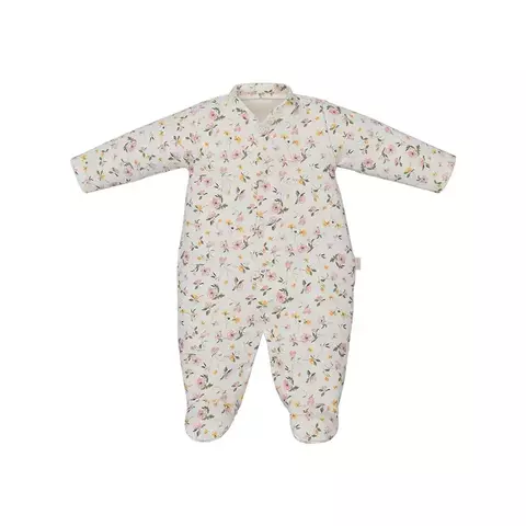 Macacão De Bebê Marfim Gabriela