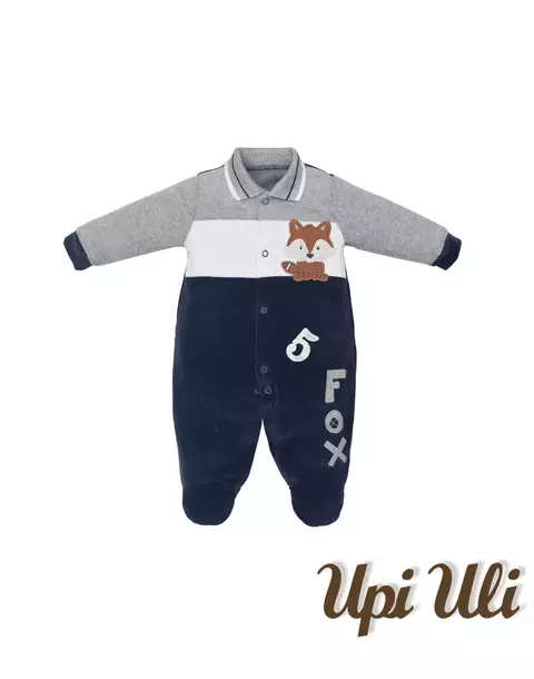 Macacão de bebê Plush/Atoalhado Foggy Fox