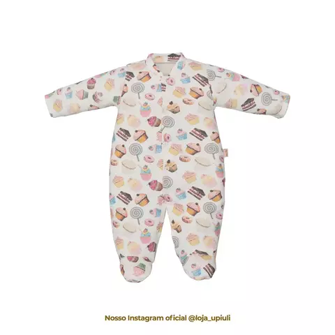 Macacão De Bebê Basic Suedine Melissa