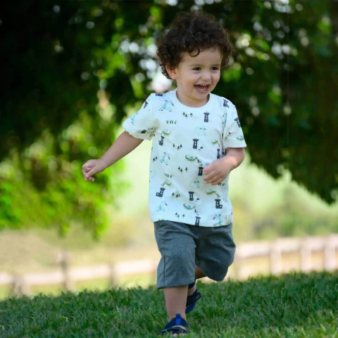 Conjunto Infantil Cotton/Moletlom Guilherme