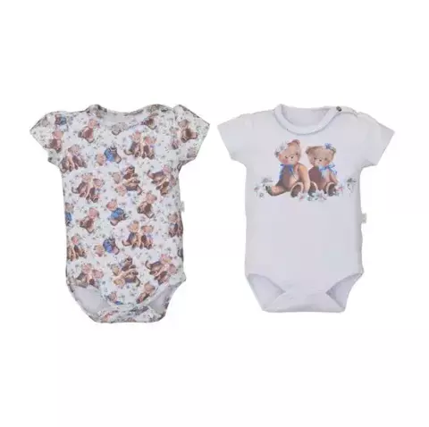 Kit De Bebê Body 2 Peças Ribana Moni Layla