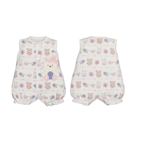 Banho de Sol Coelha Bebê Verão Day By Day Suedine Upi Uli