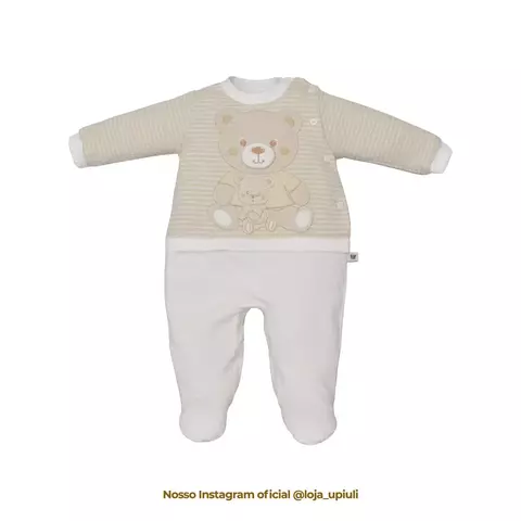 Macacão de Bebê Bege Alisson
