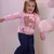 Conjunto Infantil Menina Blusa Calça Flare Ursinha Upi Uli