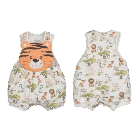 Banho de Sol Suedine Bebê Menino Safari Tigre Selva Upi Uli - comprar online