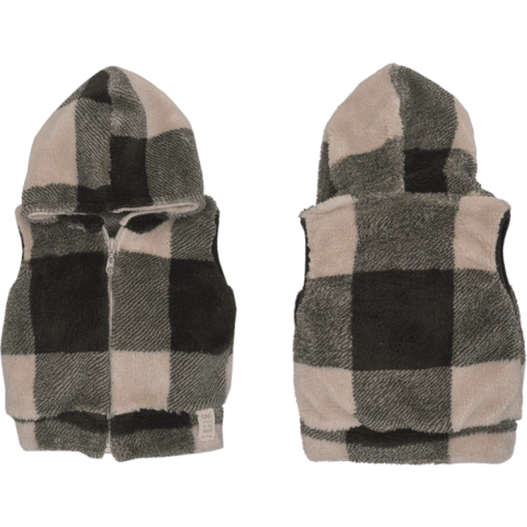 Colete Infantil Menino Pelúcia Inverno Verde Otávio