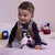 Conjunto Bebê Menino Body e Macacão Azul Cachorrinho Upi Uli