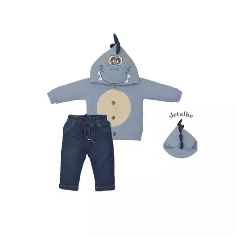 Conjunto De Bebê Azul Vicente