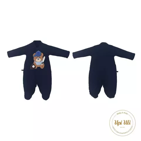 Macacão de Bebê Azul Marinho André