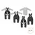 Conjunto De Bebê Body Com Culote Preto Wilson