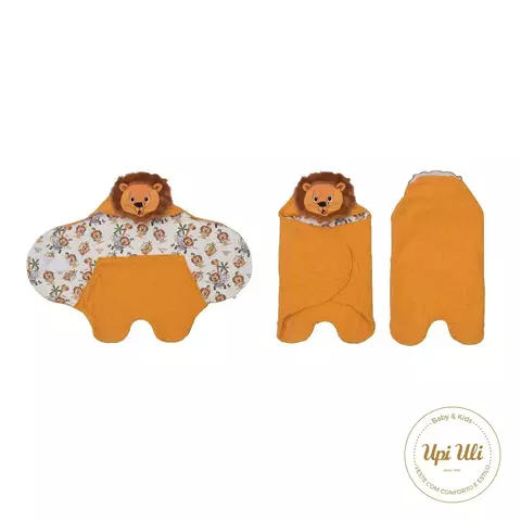 Porta Bebê Menino Plush Buckle Molecotton Toninho Leão