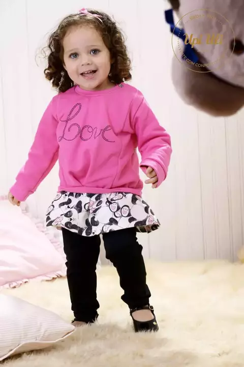 Conjunto Infantil Longo Moletom/Utramicro Ana Julia
