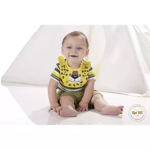 Conjunto de Bebê Body com Shorts Joca