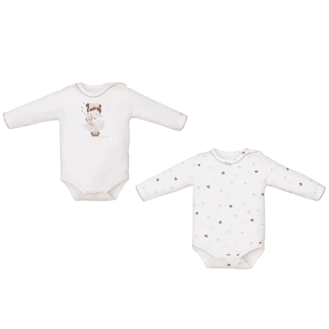 Kit Body 2 Peças Bebê Menina Suedine Estampado Upi Uli