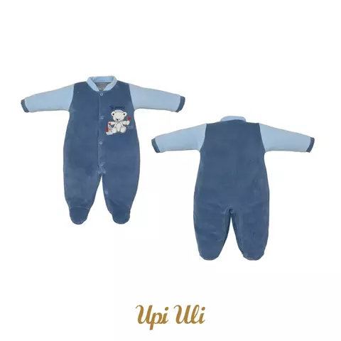 Macacão De Bebê Plush Marinheiro