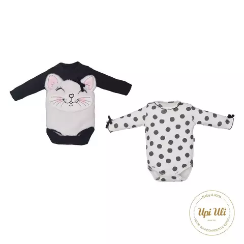 Kit Body de Bebê 2 Peças Ribana Moni/Pelucia Renata
