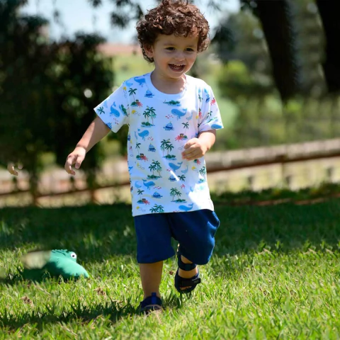 Conjunto De Bebê Azul Gustavo