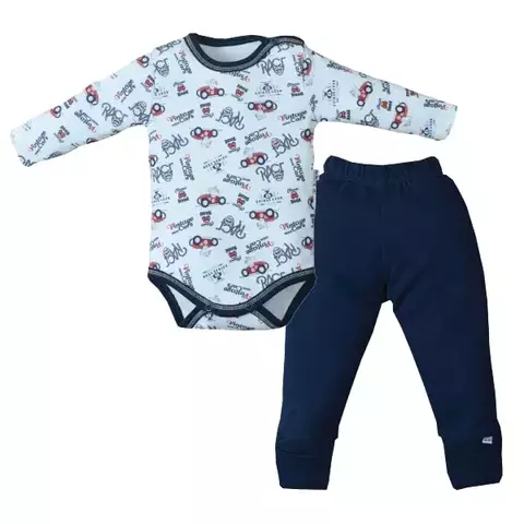 Conjunto Body com Culote Race Vintage