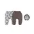 Kit 2 Peças Culote Bebê Menino Moletom Dinossauro Upi Uli