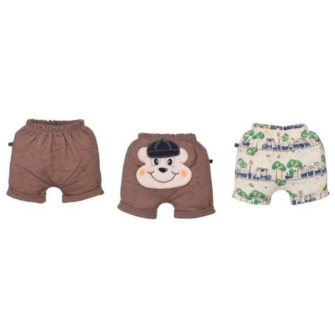 Kit bebê Shorts 2 Peças Suedine Joca