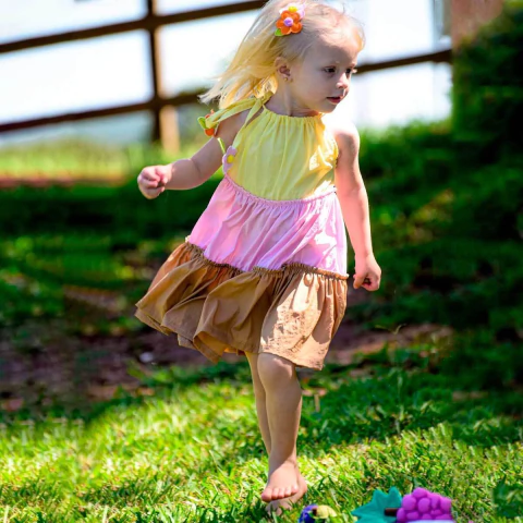 Vestido Infantil Techno Touch Rafaela