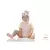 Macaquinho de Bebê Rosa com Cenourinha Maria Vitoria