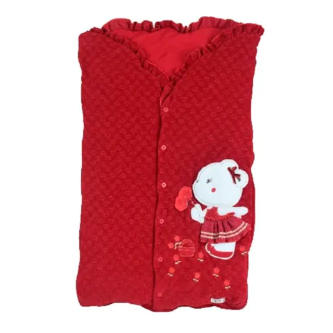 Porta Bebê Menina Malha Bordado Ursinha Upi Uli