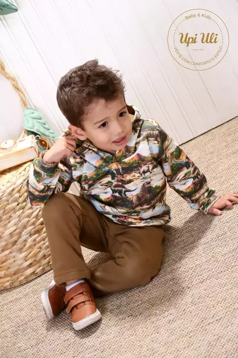 Conjunto Infantil Longo Moletom Breno