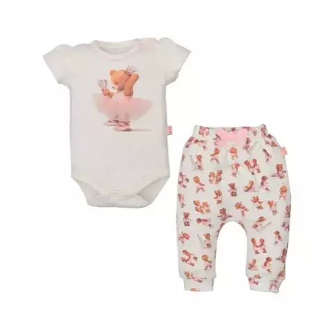Conjunto Marfim Body Com Culote Carolla