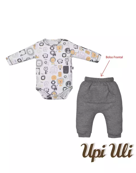 Conjunto Body com Culote Leão