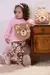 Conjunto Infantil Longo Moloecotom /Pele Carneirinho Maria Vitoria