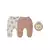 Kit 2 Peças Culote Bebê Menina Estampa Ursinha Flor Upi Uli