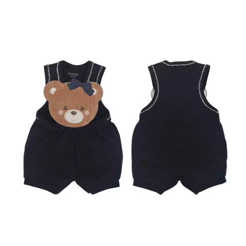 Banho de Sol Bebê Menina Estampa Ursa day By day Upi Uli