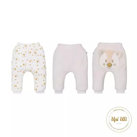 Kit de Bebê Culote 2 Peças Moletom/Pele Fleece Unissex Duda