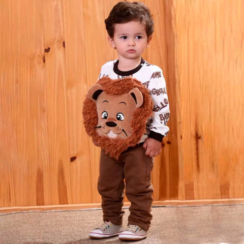 Conjunto De Bebê Marrom Bruno