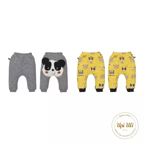 Kit de Bebê Culote 2 Peças Amarelo Wilson