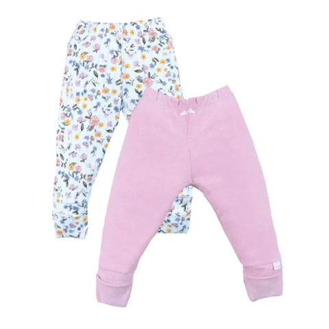 Kit 2 Culote Bebê Menina Suedine Estampado Floral Upi Uli
