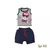 Conjunto De Bebê Regata Com Shorts Azul Marinho DJ LEO