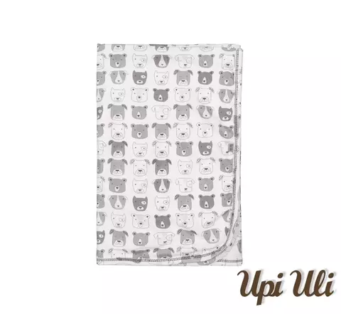 Manta de bebê Suedine Estampado Dogs