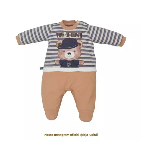 Macacão de Bebê Bege Nicolas