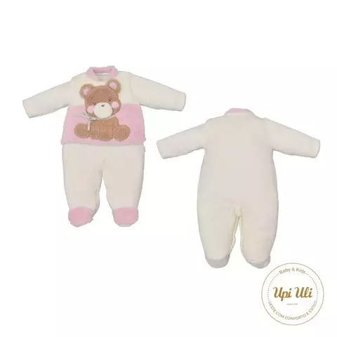 Macacão De Bebê Pelucia/Microsoft Maria Luiza