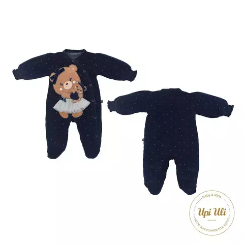 Macacão de Bebê Plush Isadora
