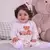 Conjunto Bebê Menina Body e Calça Ursinho Com Flores Upi Uli