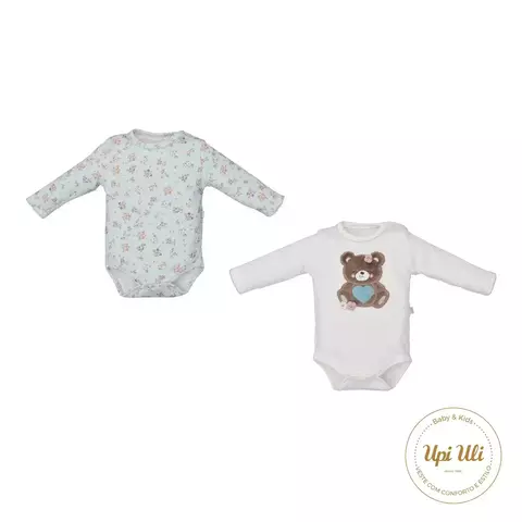 Kit Body de Bebê 2 Peças Ribana Jaine