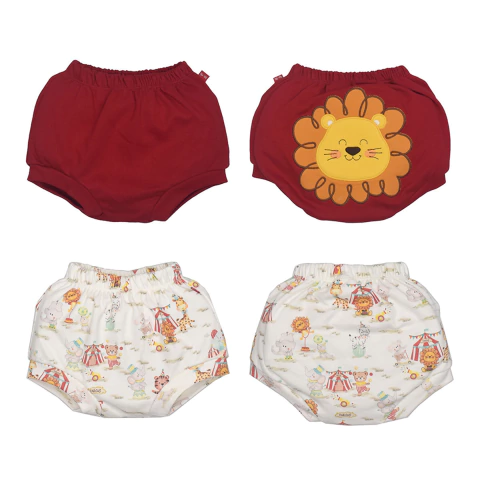 Kit Tapa Fralda 2 Peças Bebê Suedine Pipoquinha Leão