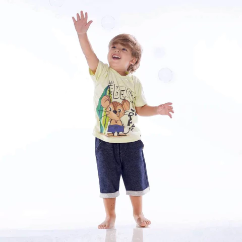 Conjunto De Bebê Verde Heitor