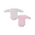 Kit 2 Peças Body Bebê Menina Ursinho e Ossinhos Rosa Upi Uli