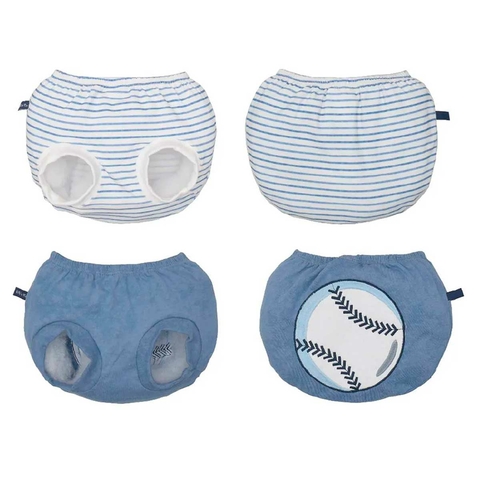 Kit de Bebê 2 Peças Tapa Fralda Azul Rick